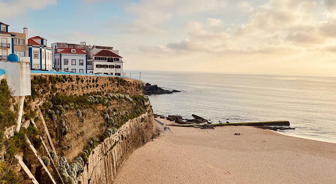 Surfing in Portugal. Ericeira