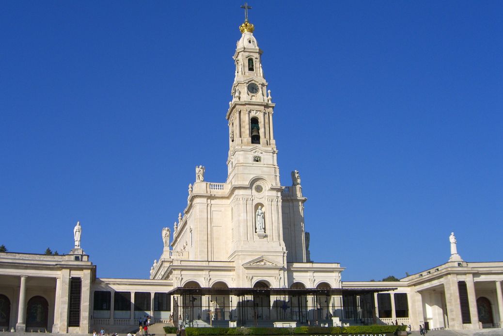 the Sanctuary of Fatima, something you'll see on a day trip to Fatima from Lisbon