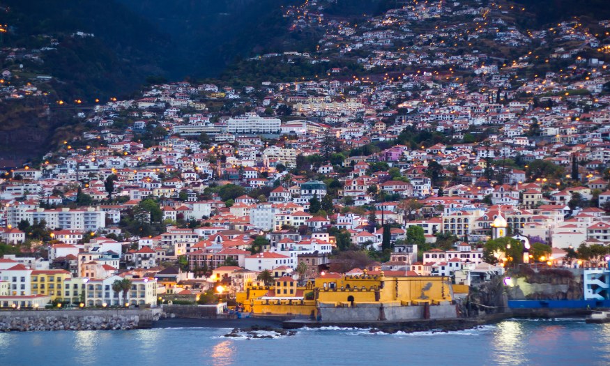 The island of Madeira in Portugal 
