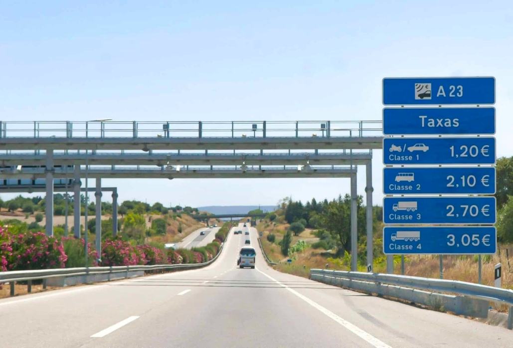 Road map of Portugal: roads, tolls and highways of Portugal
