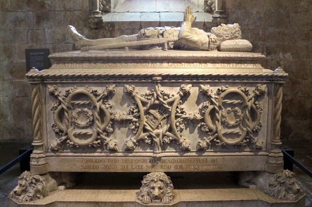 Tomb of the Luís de Camões at the Jerónimos Monastery