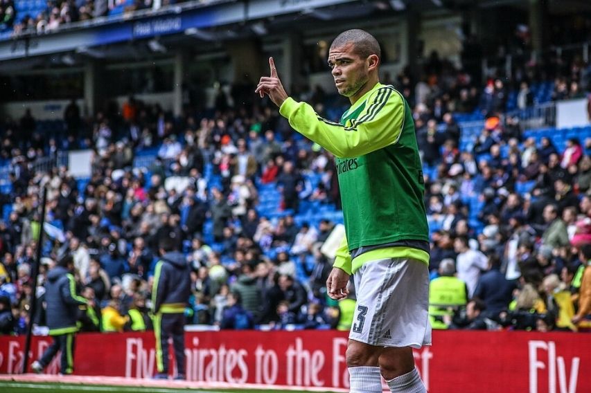 Pepe on the playing field